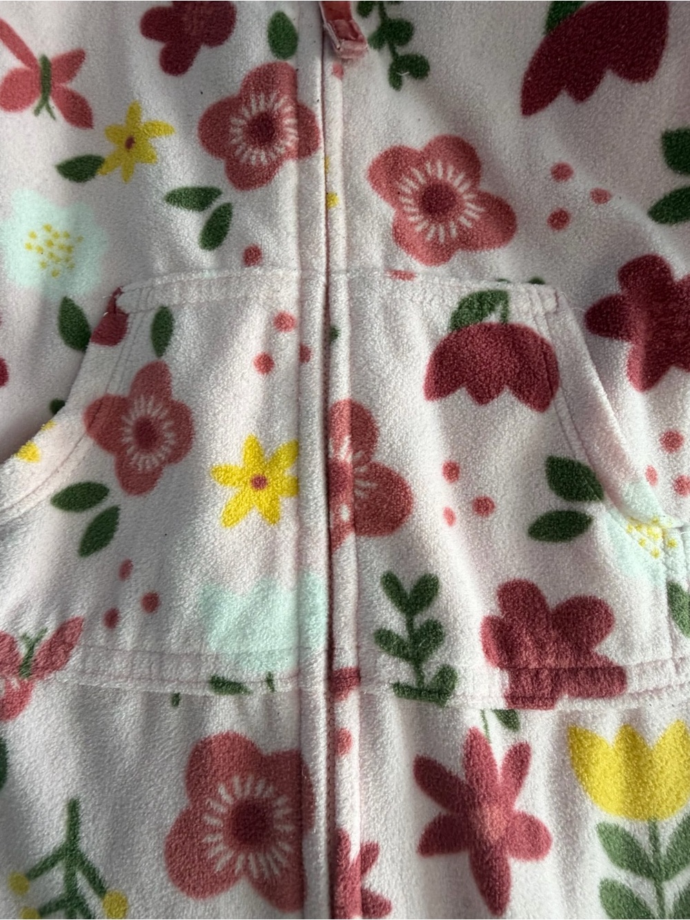 Carter's Pink Fleece One-Piece Pajamas brand new
size 24 months - Picture 5 of 5